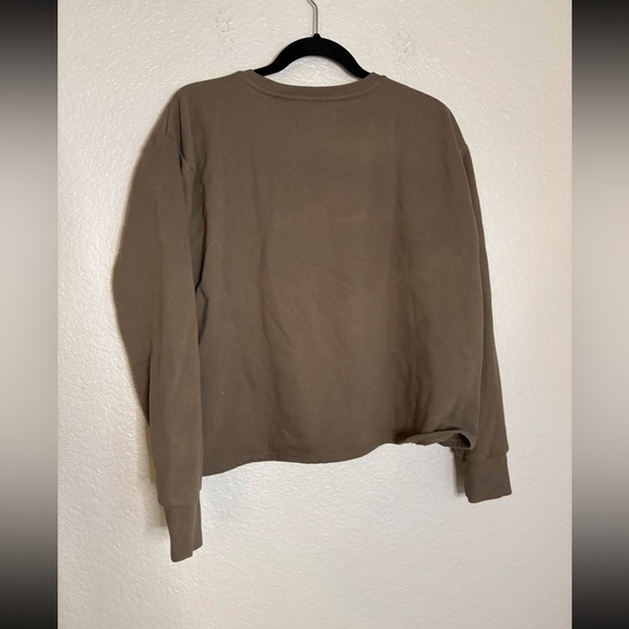 Kangol Australia Brown boxy Sweatshirt Fleece Women XL - Picture 7 of 7